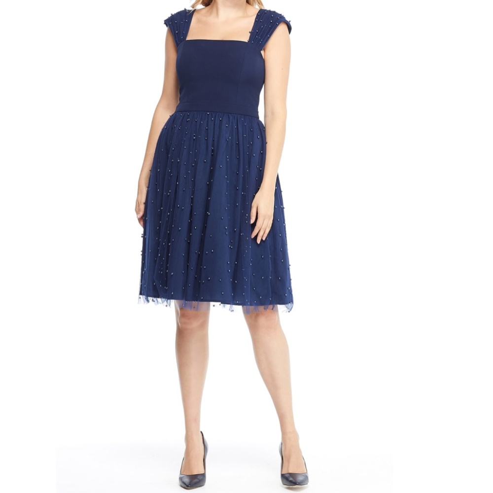 GAL MEETS GLAM Delores Vintage Pearl Dress